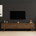 Έπιπλο τηλεόρασης Jate σε καρυδί απόχρωση 160x25x40εκ