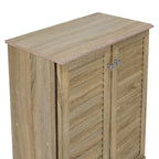 Παπουτσοθήκη-ντουλάπι SANTO 10 ζεύγων χρώμα sonoma 60x34,5x91,5εκ