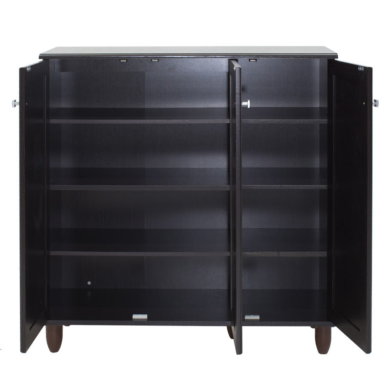 Παπουτσοθήκη-ντουλάπι SANTO 16 ζεύγων χρώμα wenge 89,5x34,5x91,5εκ