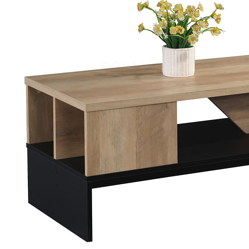 Τραπέζι σαλονιού Naya sonoma-ανθρακί 93x46x43εκ