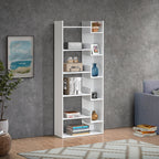 Βιβλιοθήκη Naya σε λευκή απόχρωση 72x30x182.5εκ
