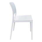 Καρέκλα Fenxy pp σε λευκή απόχρωση 38x42x77εκ