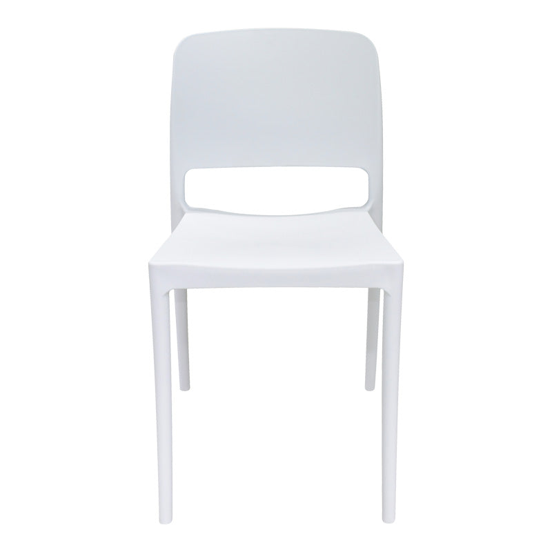 Καρέκλα Fenxy pp σε λευκή απόχρωση 38x42x77εκ