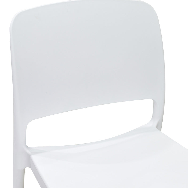 Καρέκλα Fenxy pp σε λευκή απόχρωση 38x42x77εκ