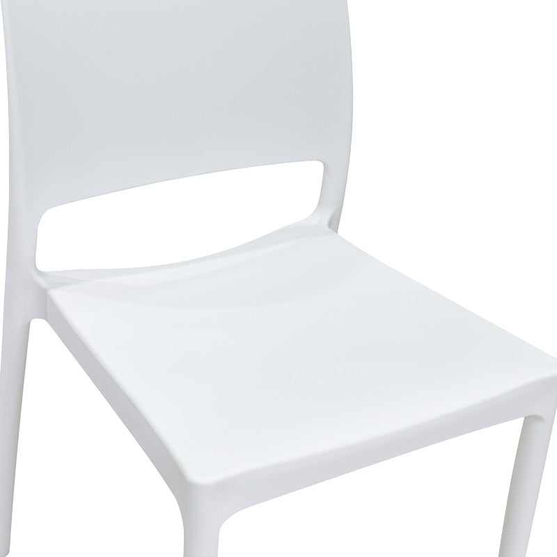 Καρέκλα Fenxy pp σε λευκή απόχρωση 38x42x77εκ