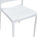 Καρέκλα Fenxy pp σε λευκή απόχρωση 38x42x77εκ