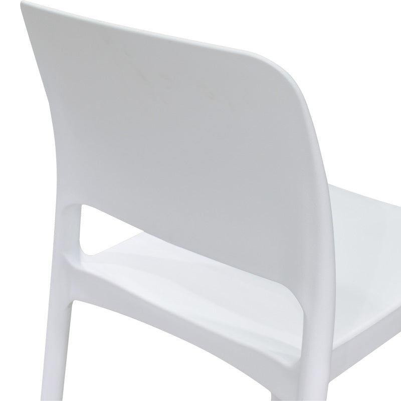 Καρέκλα Fenxy pp σε λευκή απόχρωση 38x42x77εκ
