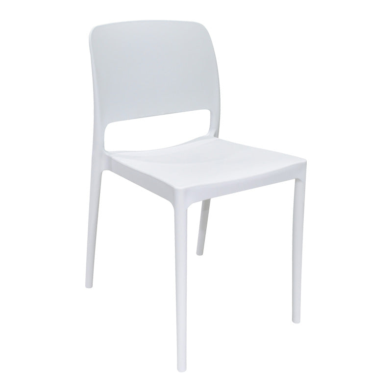 Καρέκλα Fenxy pp σε λευκή απόχρωση 38x42x77εκ