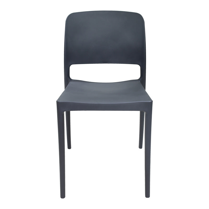 Καρέκλα Fenxy pp σε μαύρη απόχρωση 38x42x77εκ
