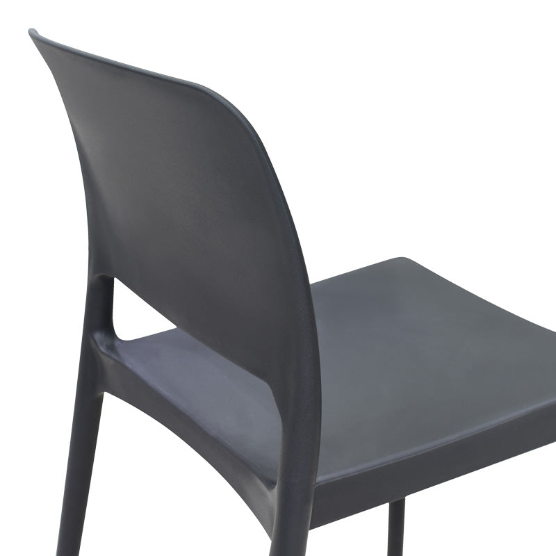 Καρέκλα Fenxy pp σε μαύρη απόχρωση 38x42x77εκ