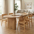 Τραπέζι Nembou mdf σε oak απόχρωση 210x100x76εκ