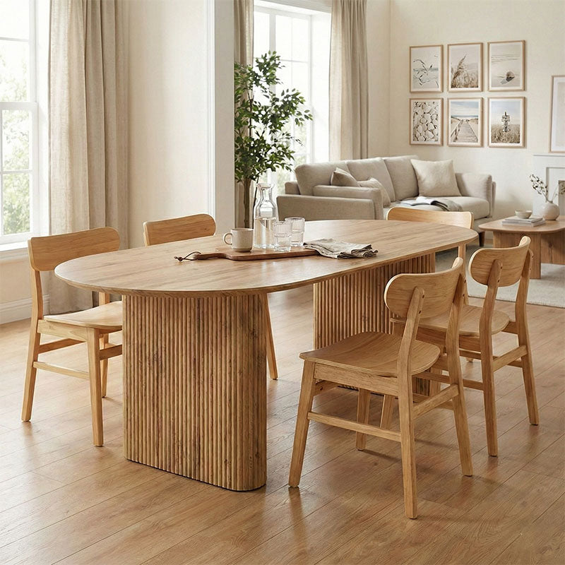 Τραπέζι Nembou mdf σε oak απόχρωση 210x100x76εκ