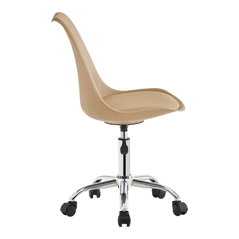 Καρέκλα γραφείου εργασίας Gaston II pp-pu cappuccino 48x57x77-90εκ