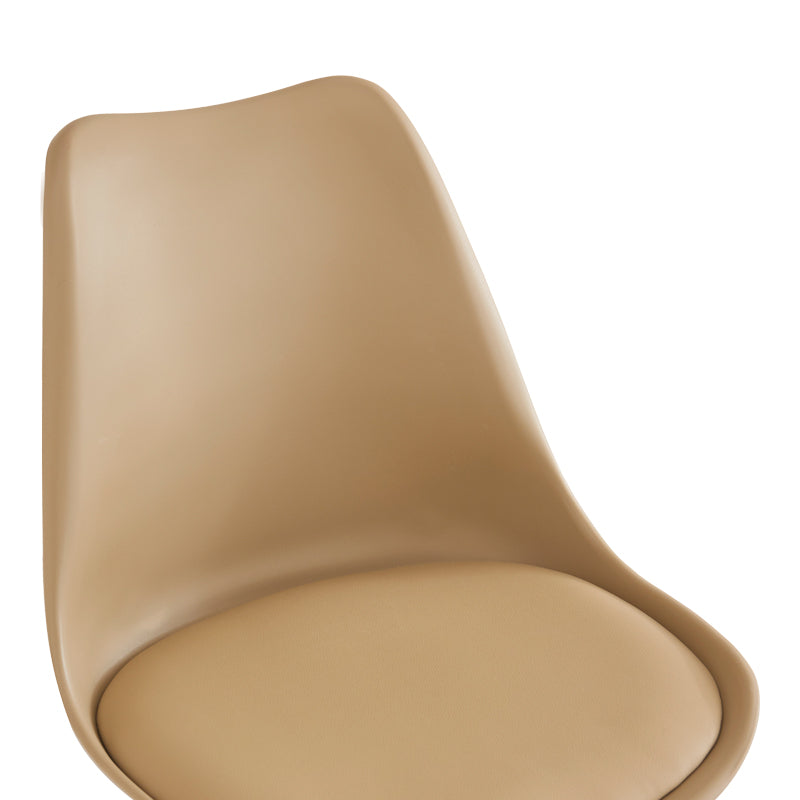 Καρέκλα γραφείου εργασίας Gaston II pp-pu cappuccino 48x57x77-90εκ