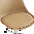 Καρέκλα γραφείου εργασίας Gaston II pp-pu cappuccino 48x57x77-90εκ