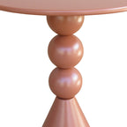 Βοηθητικό τραπέζι Bilane μέταλλο σε terracotta απόχρωση Φ39x60εκ