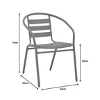 Πολυθρόνα Tade μέταλλο σαμπανιζέ 54x58x73εκ
