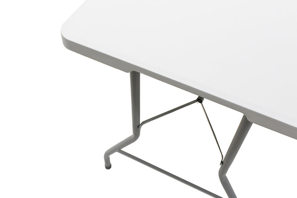 Τραπέζι catering Rodeo πτυσσόμενο-βαλίτσα λευκό 152x70x74εκ