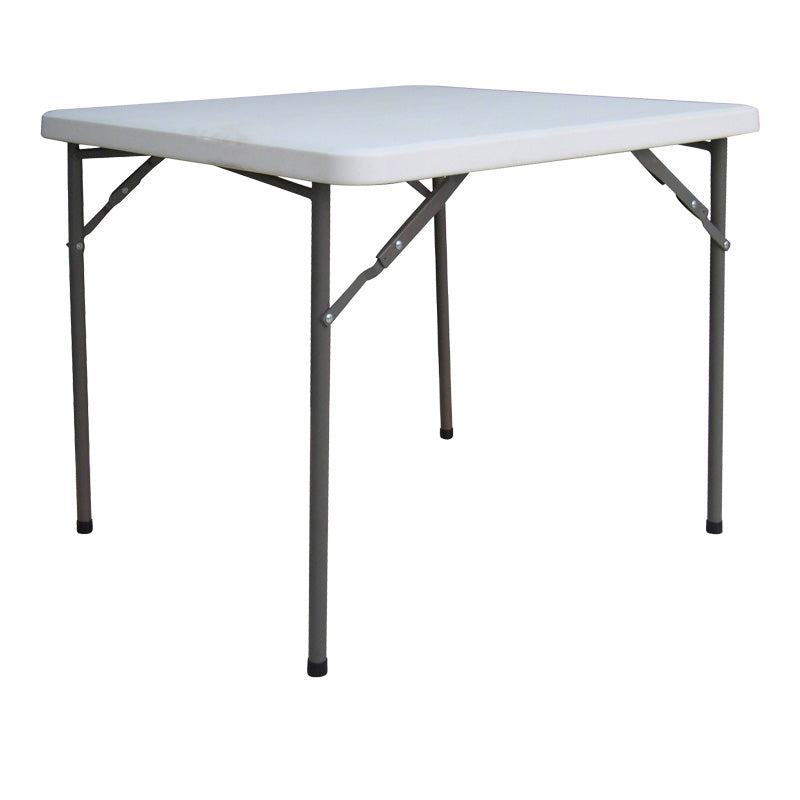 Τραπέζι catering Comfort πτυσσόμενο σε λευκή απόχρωση 80x80x74εκ