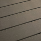 Τραπέζι Appa αλουμίνιο και plywood σε ανθρακί απόχρωση Φ120x74εκ