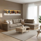 Γωνιακός καναπές αριστερή γωνία Boston ύφασμα mocha-cream 280x225x90εκ