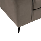 Γωνιακός καναπές Fabulous αναστρέψιμος ύφασμα mocha-cream 240x165x95εκ