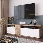 Έπιπλο τηλεόρασης Elana sonoma-λευκό 150x29.5x46.3εκ