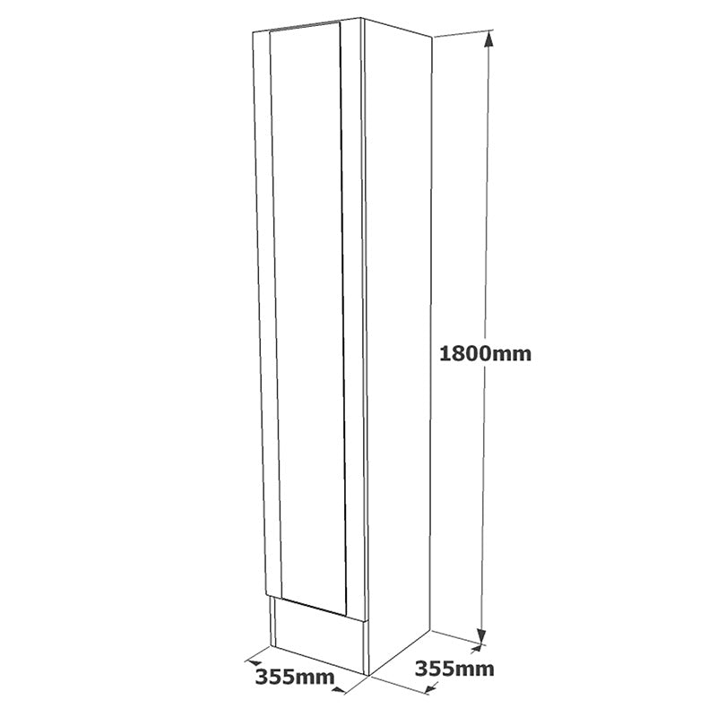 Στήλη Xara oak 35.5x35.5x180εκ
