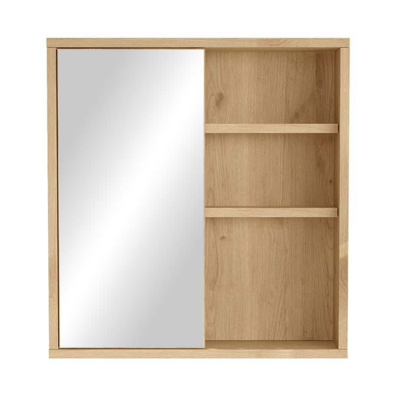 Ντουλάπι μπάνιου Bagno με καθρέπτη oak 60x14.5x63.6εκ