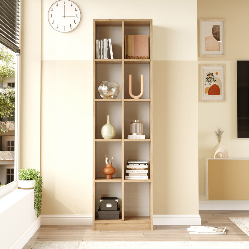 Βιβλιοθήκη Oteca 10θέσεων oak 51.1x25.4x180εκ