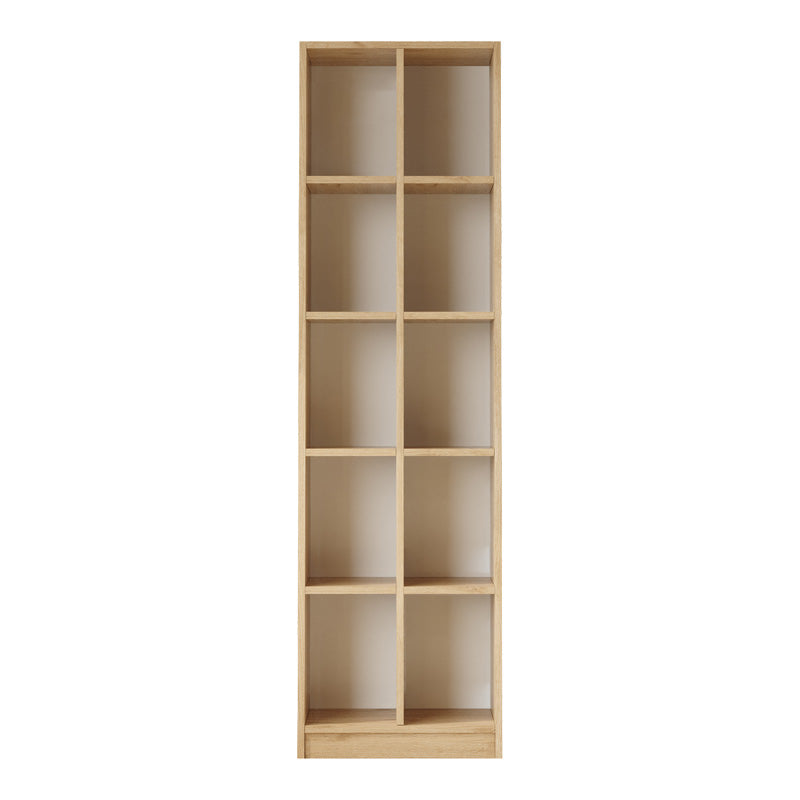 Βιβλιοθήκη Oteca 10θέσεων oak 51.1x25.4x180εκ