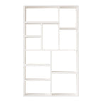 Βιβλιοθήκη Boteca 10θέσεων σε λευκή απόχρωση 75x22x123.6εκ
