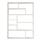 Βιβλιοθήκη Decora σε λευκη απόχρωση 90x22x123.6εκ