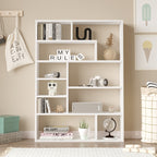 Βιβλιοθήκη Decora σε λευκη απόχρωση 90x22x123.6εκ