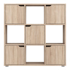 Βιβλιοθήκη Bookel σε sonoma απόχρωση 88.5x27.5x89.3εκ