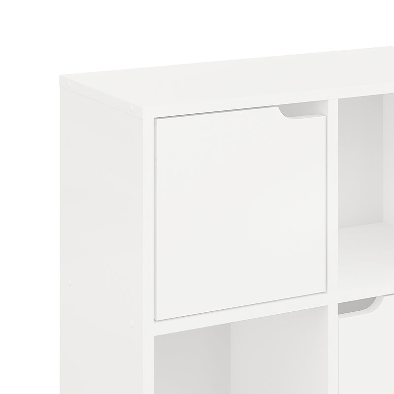 Βιβλιοθήκη Bookel σε λευκή απόχρωση 59.6x27.5x60.4εκ