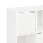 Βιβλιοθήκη Bookel σε λευκή απόχρωση 59.6x27.5x60.4εκ