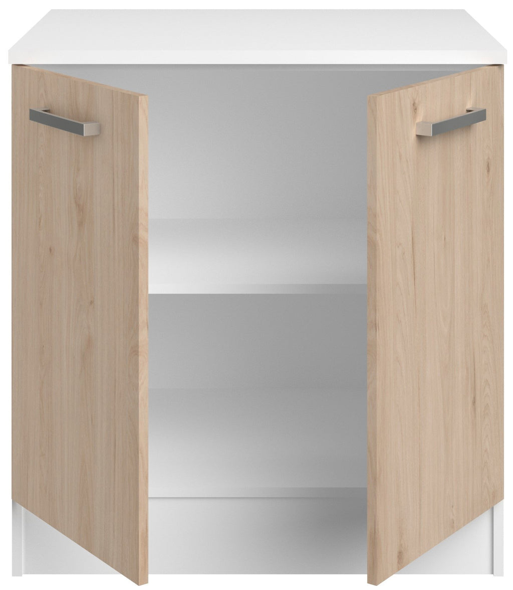 Επιδαπέδιο ντουλάπι Jeden 80 2D-Φυσικό