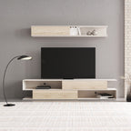 Σύνθετο σαλονιού Brick σε sonoma oak-κρεμ απόχρωση 240x40x50.4εκ