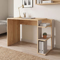 Γραφείο εργασίας Toska σε oak- sandstone απόχρωση 114x56x76εκ