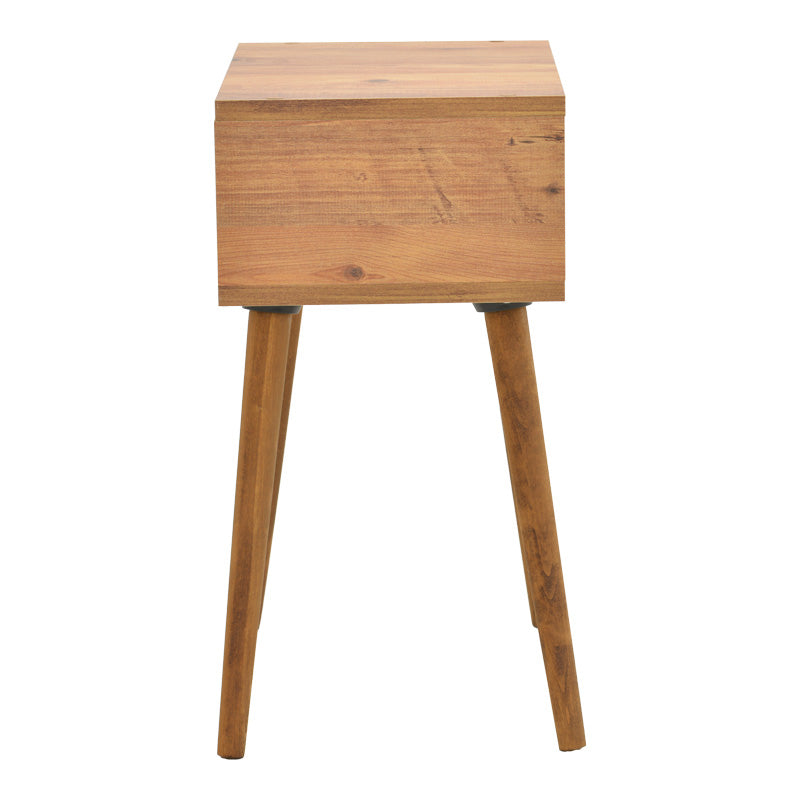 Κομοδίνο Hank σε φυσική απόχρωση 45x30x60εκ