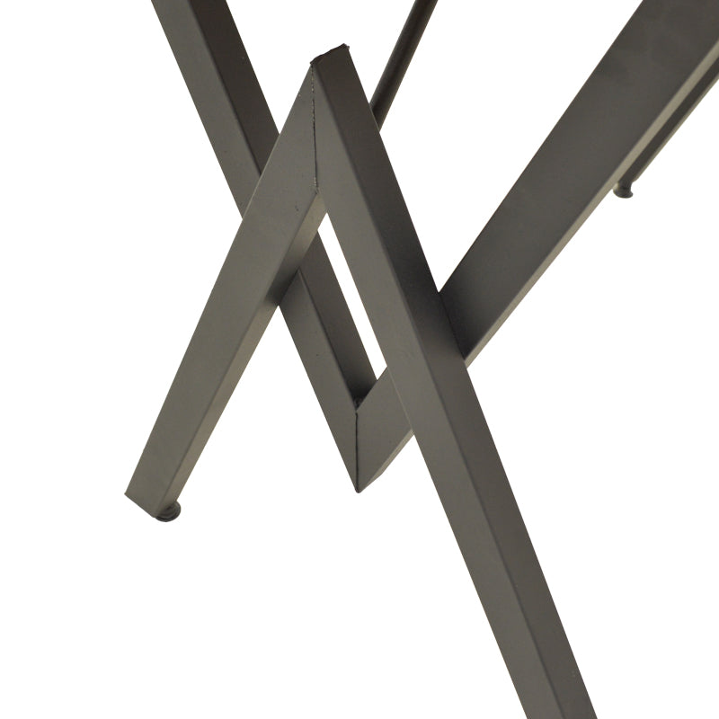 Τραπέζι Vertex oak με μαύρα μεταλλικά πόδια 110x70x72εκ