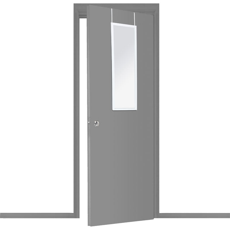 Καθρέπτης πόρτας PWD-0111 polyresin-λευκό 34x1.7x94εκ