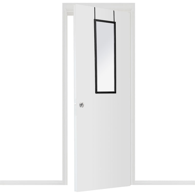 Καθρέπτης πόρτας PWD-0111 polyresin-μαύρο 34x1.7x94εκ