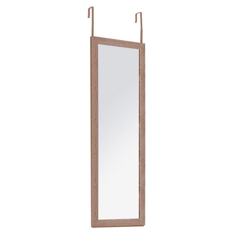 Καθρέπτης πόρτας PWD-0113 MDF-αλουμίνιο φυσικό 35x2x109εκ