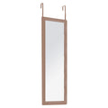 Καθρέπτης πόρτας PWD-0113 MDF-αλουμίνιο φυσικό 35x2x109εκ