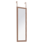 Καθρέπτης πόρτας PWD-0113 MDF-αλουμίνιο φυσικό 35x2x109εκ