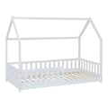 Παιδικό κρεβάτι Sleeper τ. Montessori ξύλο πεύκου σε λευκή απόχρωση 90x190εκ