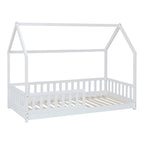 Παιδικό κρεβάτι Sleeper τ. Montessori ξύλο πεύκου σε λευκή απόχρωση 90x190εκ