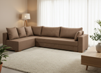 Γωνιακός καναπές Trendy-Δεξιά-265φ 165β εκ.-MInk